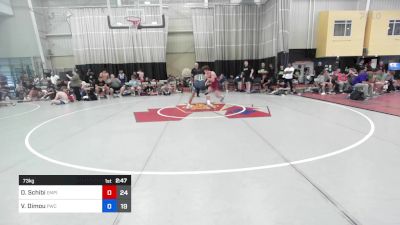 73 kg Rr Rnd 3 - Darek Schibi, Empire Wrestling Academy vs Vasilios Dimou, Prime Wrestling Club Black