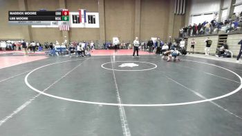 126 lbs Cons. Round 2 - Maddox Moore, Edmond North vs Lee Moore, McAlester