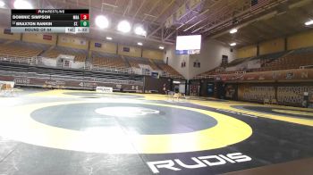 106 lbs Round Of 64 - Dominic Simpson, Montgomery Bell Academy vs Braxton Rankin, St. Christopher's School