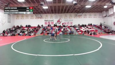 105 lbs Semifinal - Alivia Lombardo, Middleton vs Lisette Kofoed, Eagle