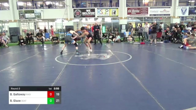 120 lbs Round 2 - Bryson Galloway, Ragin Raisins vs Bryce Glaze, Death ...