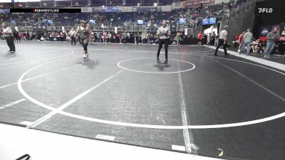 288 lbs Rr Rnd 5 - Nakwaine Carter, Southmoore Sabercats vs Jose Vargas, The Best Wrestler