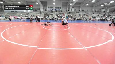 138 lbs Rr Rnd 1 - Kayleigh Zurcher, Wrecking Crew Dream Crushers Magenta - HSG vs Ella Neishel, Top Flight Wrestling Academy - HSG