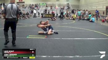 91 lbs Quarterfinals (8 Team) - Jace Schut, Ares Red vs Cody Weidner, Team Gotcha