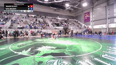 U15 Women - 42 lbs Quarters - Maisie Elliott, WA vs Mya Beckett, WI