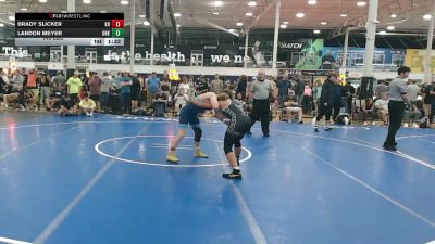 140 lbs Rr Rnd 1 - Brady Slicker, Kraken - HSC vs Landon Meyer, Dark Horse Red - HSC