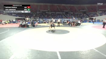 6A Boys 157 lbs Champ. Round 1 - Gus Amerson, Newberg Boys vs Nathan Padilla, Roseburg Boys