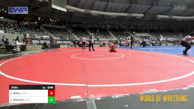 115 lbs Consi Of 16 #1 - Joseph Moreno, Hawkeye WC vs James Bilby, South Central Punisher Wrestling Club