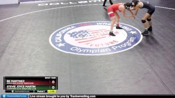 112 lbs Quarterfinal - Bk Martinez, Ayala High School Wrestling vs Stevie Joyce Martin, Livermore Elite Wrestling Club