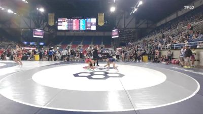 100 lbs Champ. Rd Of 16 - Justine Perez, OH vs Katey Valdez, CO
