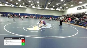 197 lbs Quarterfinal - Evan Danowski, Wisconsin-Whitewater vs Spencer Fetrow, Roger Williams