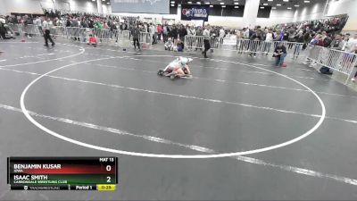 132 lbs Cons. Round 2 - Isaac Smith, Carbondale Wrestling Club vs Benjamin Kusar, Iowa