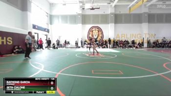 126 lbs Champ. Round 2 - Seth Cialone, Canyon Springs vs Raymond Garcia, Elsinore