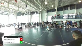 78 lbs Rr Rnd 3 - Tihani Bumanglag, Granite WC vs Marcus Melendrez, Terminators WC