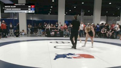 74 kg Champ. Rd Of 128 - Matox Allen, Flames Wrestling Club vs Drake Morrison, Sanderson Wrestling Academy