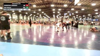 160 lbs Rr Rnd 2 - Christian Arberry, Indiana Outlaws Black vs Ian Vitalo, Parabellum Wrestling Academy