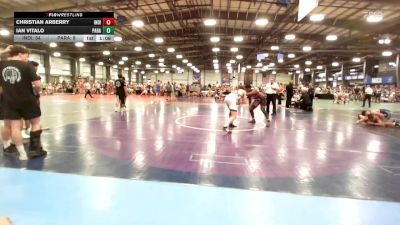 160 lbs Rr Rnd 2 - Christian Arberry, Indiana Outlaws Black vs Ian Vitalo, Parabellum Wrestling Academy