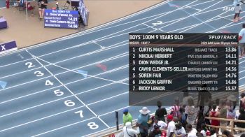 Youth Boys' 100m, Finals 8 - Age 9
