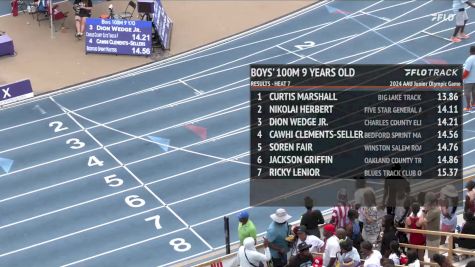 Youth Boys' 100m, Finals 8 - Age 9