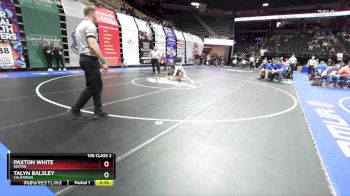 106 Class 2 lbs Cons. Round 1 - Talyn Balsley, California vs Paxton White, Dexter