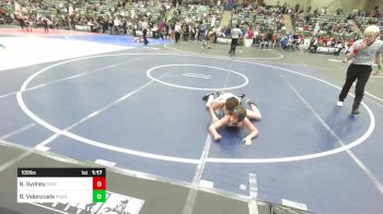 109 lbs Round Of 32 - Brady Sydney, Greenwave Youth WC vs Brandon Valenzuela, Pounders WC