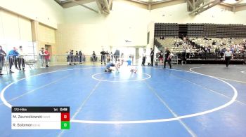 172-H lbs Consi Of 16 #2 - Michael Zaunczkowski, Sayreville BOMBERS vs Ryan Solomon, Other