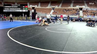 138-D3 Cons. Round 2 - Byerly Wendelschafer, Mesquite High School vs Jeremias Escobar, Thunderbird High School