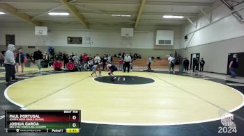 108 lbs Cons. Round 4 - Paul Portugal, Joseph Kerr Middle School vs Joshua Garcia, Red Star Wrestling Academy