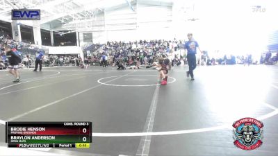 70 lbs Cons. Round 3 - Brodie Henson, Proving Grounds vs Braylon Anderson, Open Mats