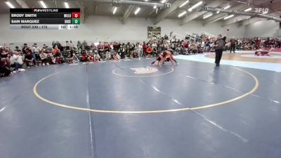 175 lbs Champ. Round 1 - Brody Smith, McLoud vs Sain Marquez, Greeley Central