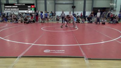 130 lbs 5th Place - Carson Linker, York vs Rylan Quarello, Claysburg