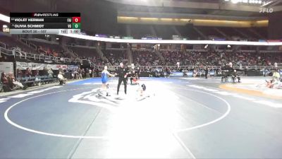 107 lbs Champ. Round 1 - Violet Herman, Fairport-5 vs Olivia Schmidt, Valley Central-9