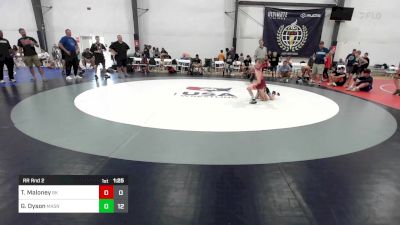 56 lbs Rr Rnd 2 - Trenton Maloney, Bad Karma MS vs Graham Dyson, Mat Assassins K8 A