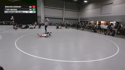 80 lbs Cons. Sub-rd Of 16 - Braxton Serrano, Stout Wrestling Academy vs Coy Nielsen, The Best Wrestler