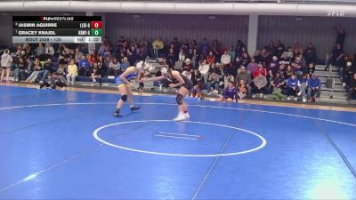 135 lbs Round 4 - Jasmin Aguirre, Lexington vs Gracey Knajdl, Kearney