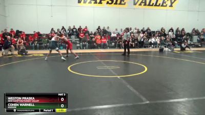 7 lbs Round 1 - Weston Praska, New Hampton/Turkey Valley vs Cohen Warnell, Hudson