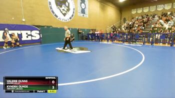 145 lbs Semifinal - Kyndra Olmos, Abraham Lincoln vs Valerie Olivas, Golden Valley