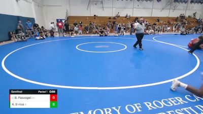 132 lbs Semifinal - Bryce Pasvogel, Dark Horse vs Azuan Gonzales-rice, Inland Elite