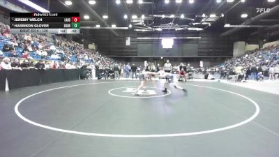126 lbs Cons. Round 3 - Harrison Glover, Goddard vs Jeremy Welch, Lansing HS
