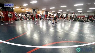 132 lbs Consi Of 4 - Travis Toleco, Raw Wrestling Club vs Gunner Blevins, Ponca City Wildcat Wrestling