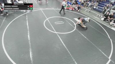 144 lbs 1st Place Match - Russell Gerber, Canyon View vs Cameron Conner, Clovis High