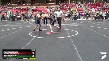 175 lbs Cons. Semi - Brady Mendez, Great Bend Kids vs Tallon Grubbs, Hugoton Wrestling Club