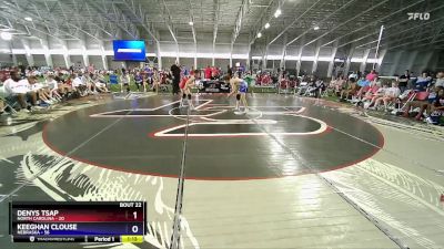 138 lbs 2nd Wrestleback (16 Team) - Denys Tsap, North Carolina vs Keeghan Clouse, Nebraska