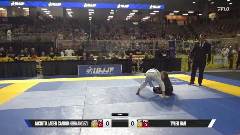 Tyler Han vs Jacinto Jaden Candid Hernandez I 2025 Pan Kids Jiu-Jitsu IBJJF Championship