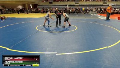 115 lbs Cons. Round 1 - Jovantae Johnson, Oakdale vs Greyson Marotze, Wabasso