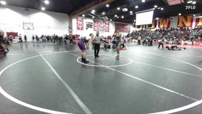 175 lbs Champ. Round 1 - Cross Rodriguez, Calvary Chapel vs Justin Campos, Valenicia (Santa Clarita)