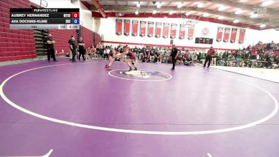 160 lbs Quarterfinals (8 Team) - Aubrey Hernandez, Mt. San Antonio College vs Ava Dockins-Kline, Santa Rosa College
