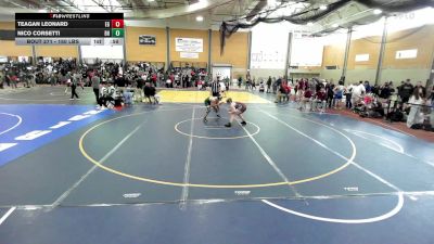 150 lbs Consi Of 8 #1 - Teagan Leonard, East Greenwich vs Nico Corsetti, Bishop Hendricken