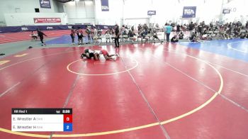 100-100 lbs Rr Rnd 1 - Exhibition Wrestler A, EXHIBITION vs Exhibition Wrestler H, EXHIBITION