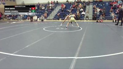 133 lbs Semifinal - Dean Smith, Linfield University vs Brode Colwell, Eastern Oregon University (OR)